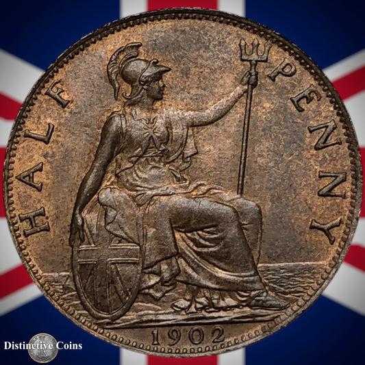 Great Britain 1902 Half Penny 1/2d GB5785