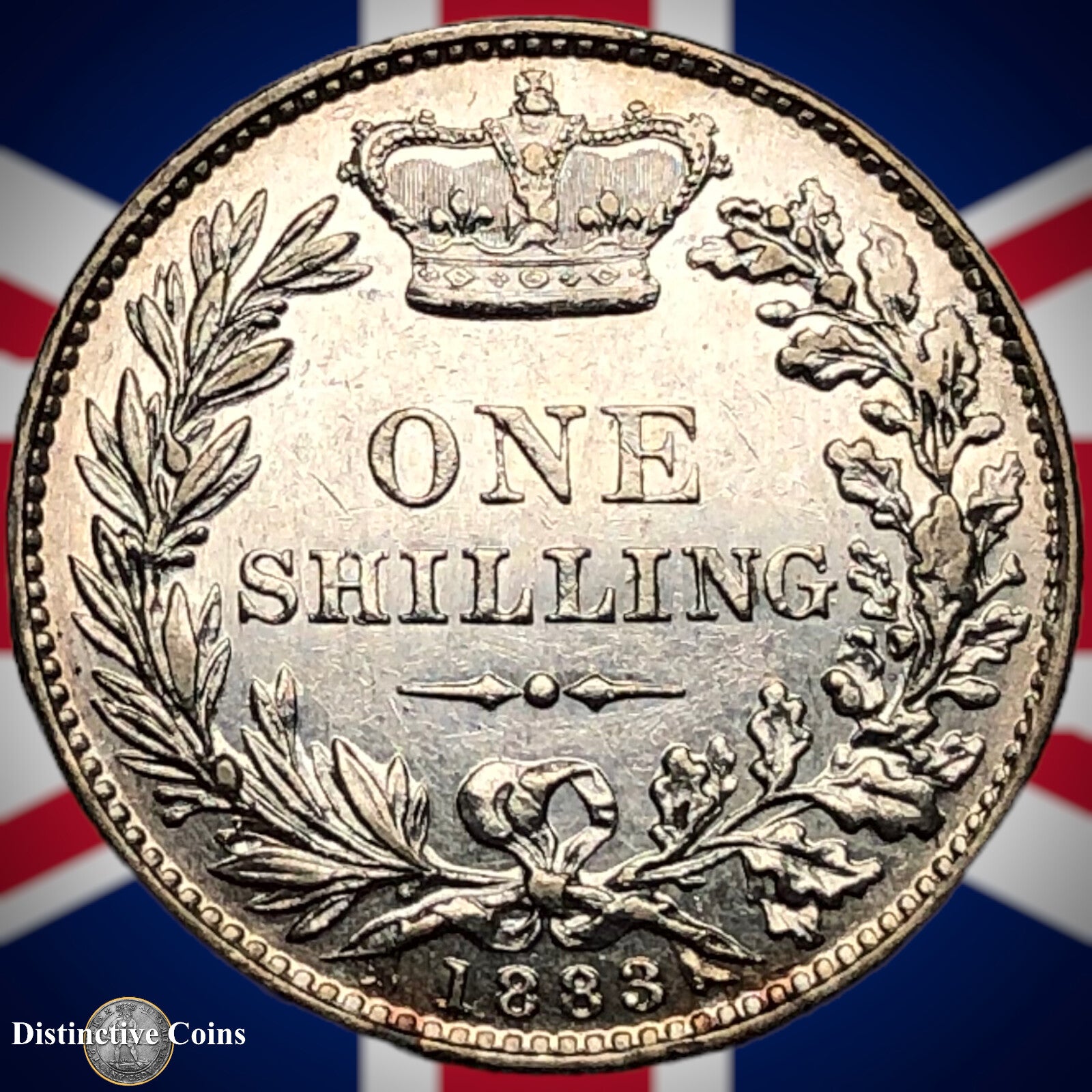 Great Britain 1883 British One Shilling GB0436