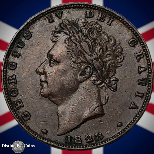 Great Britain 1828 Farthing 1/4d GB3334