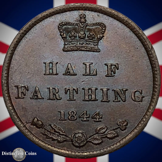 Great Britain 1844 Half Farthing 1/2 Penny GB3117