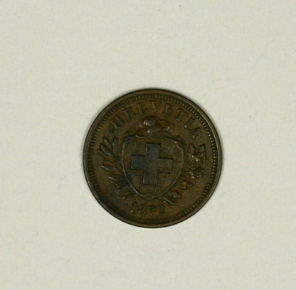 Switzerland  Rappen 1872 AU  A946