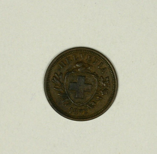 Switzerland  Rappen 1872 AU  A946