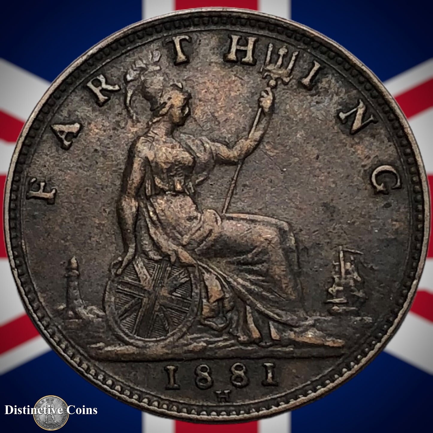 Great Britain 1881 H Farthing 1/4d GB3941