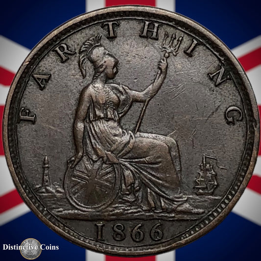 Great Britain 1866 Farthing 1/4d GB3578