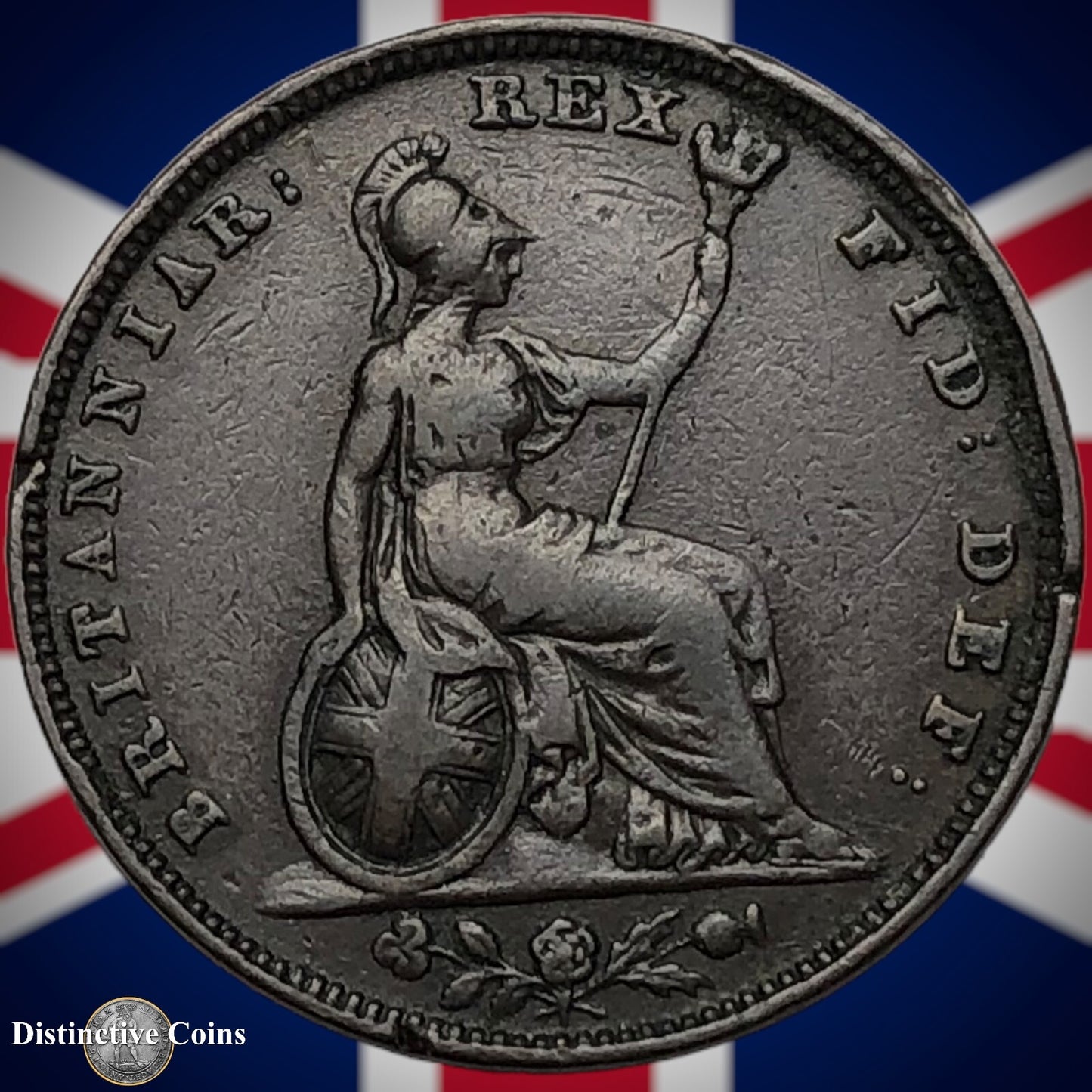 Great Britain 1828 Farthing 1/4d GB3333