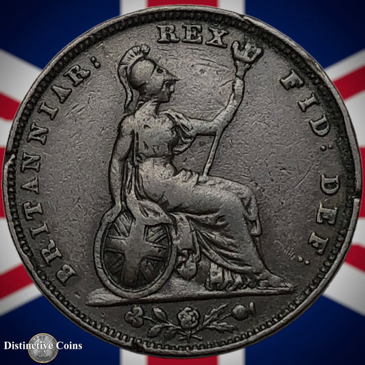 Great Britain 1828 Farthing 1/4d GB3333