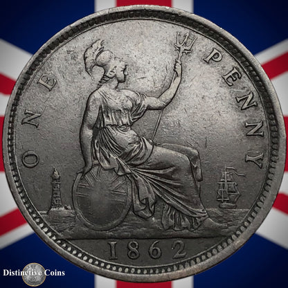 Great Britain 1862 Penny 1d GB6220