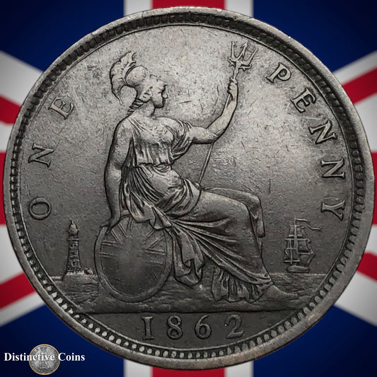 Great Britain 1862 Penny 1d GB6220