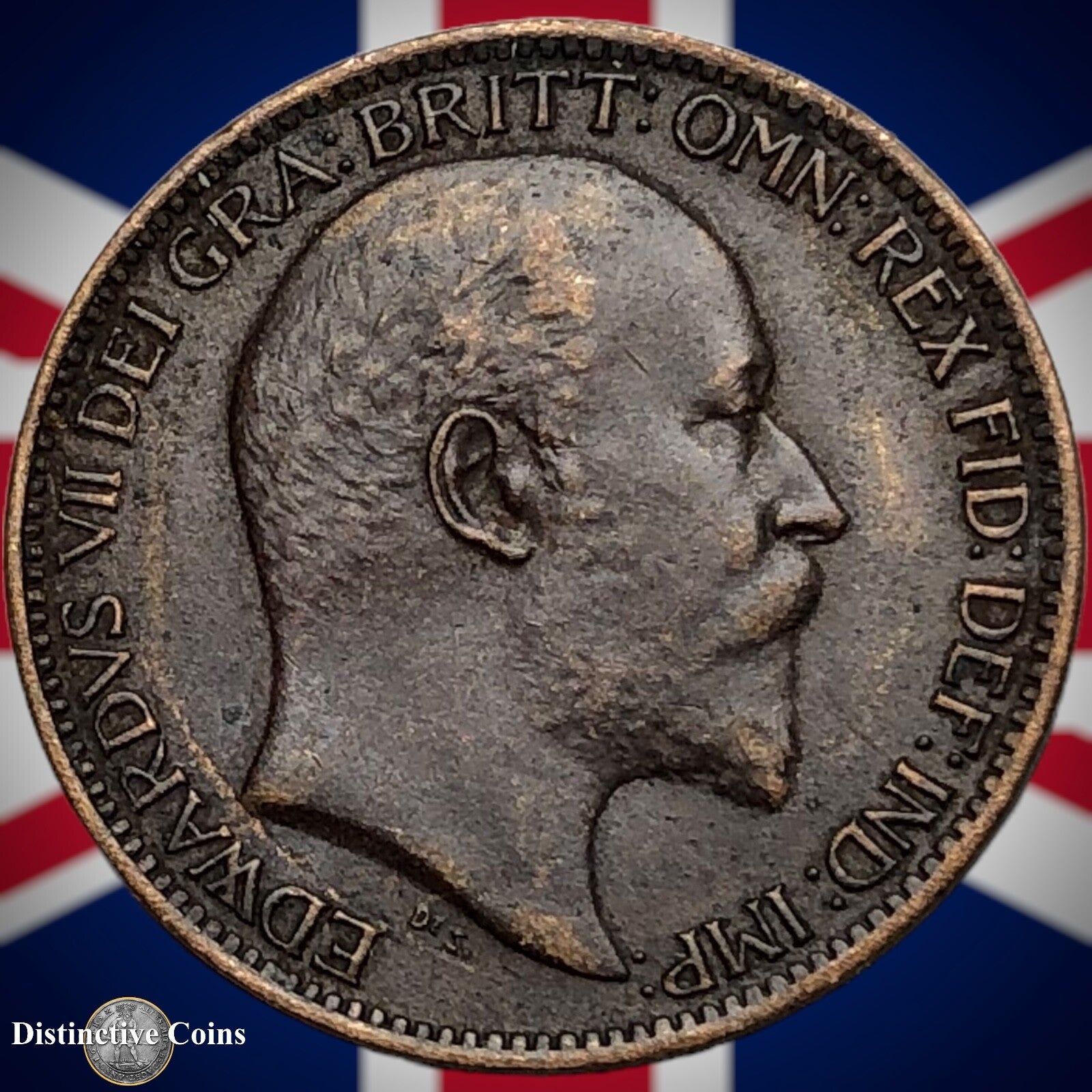 Great Britain 1907 Farthing 1/4d GB4604