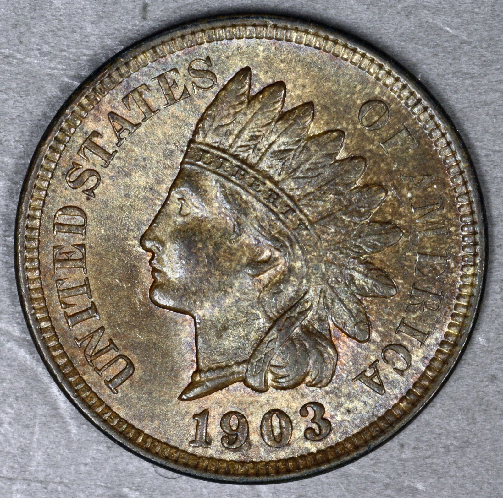US 1903 Indian Head Penny  A3344