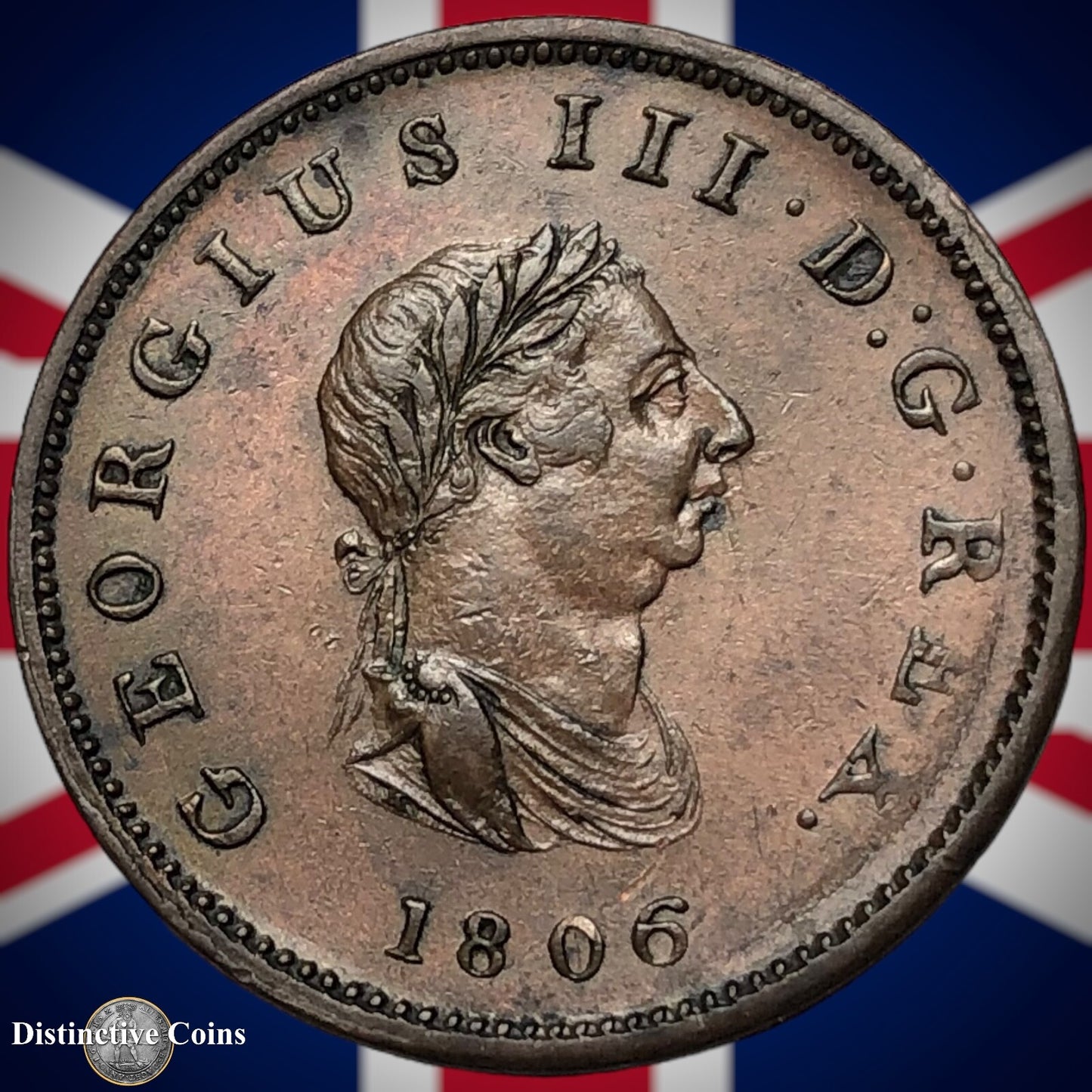 Great Britain 1806 Half Penny 1/2d GB5174