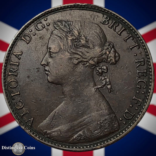 Great Britain 1875 Half Penny 1/2d GB5516