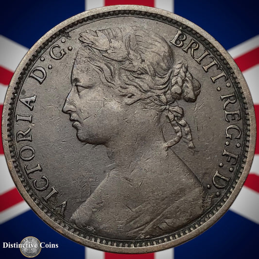 Great Britain 1874 H Penny 1d GB6350