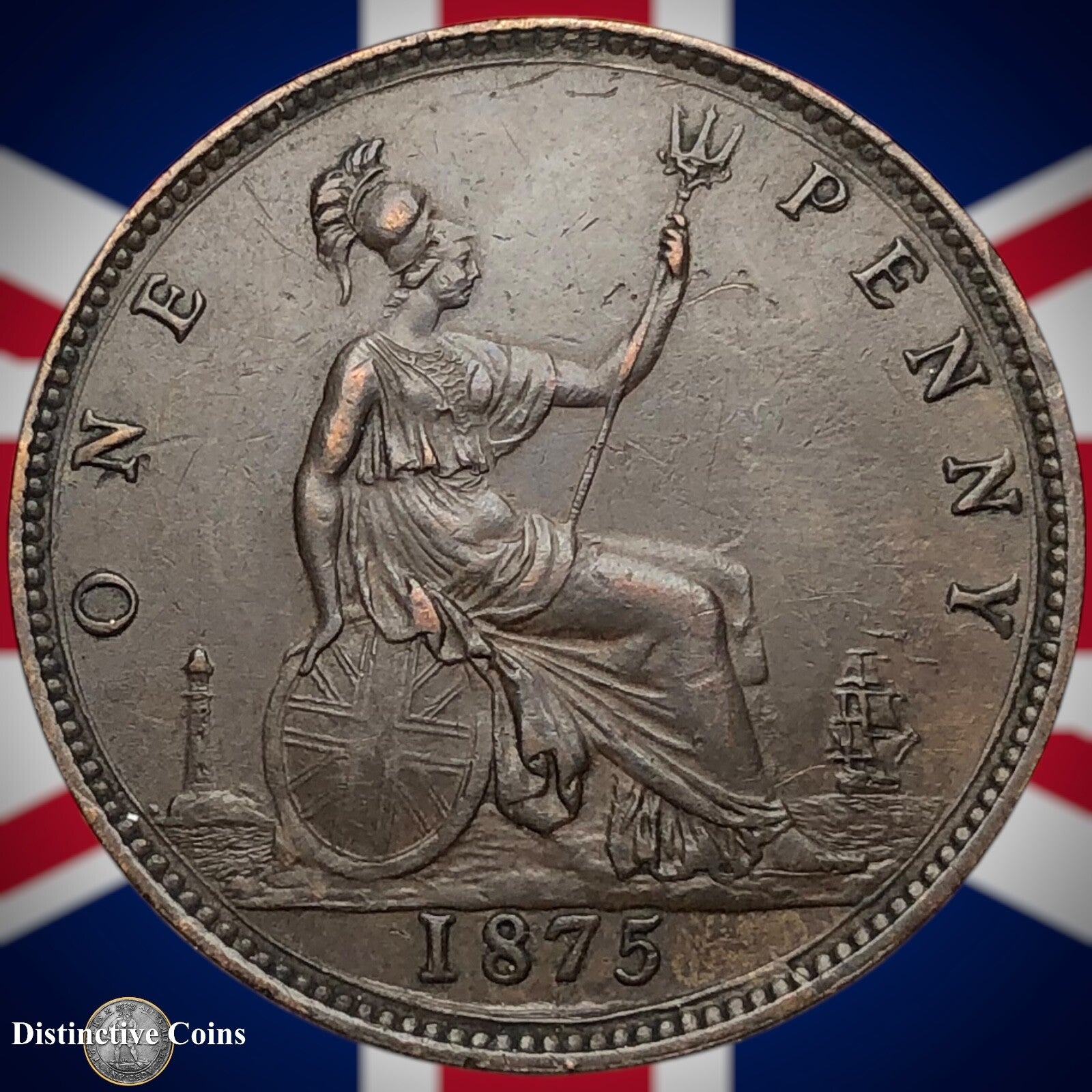Great Britain 1875 Penny 1d GB6370
