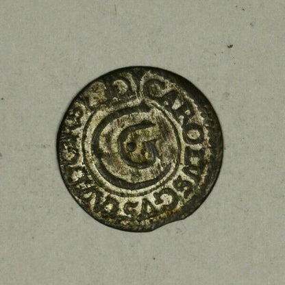 Sweden Silver Solidus 1655 Riga  Karl X  XF A2353