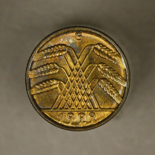 Germany 1929 G 10 Reichs  Pfennig 
