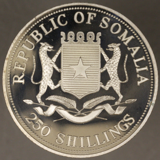 Somalia 1998 250 Shillings Pieforts Unlisted 