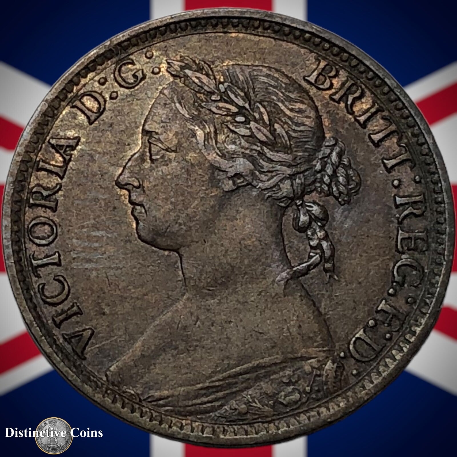 Great Britain 1884 Farthing 1/4d GB4101
