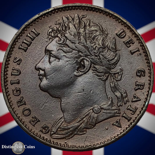 Great Britain 1821 Farthing 1/4d GB3234