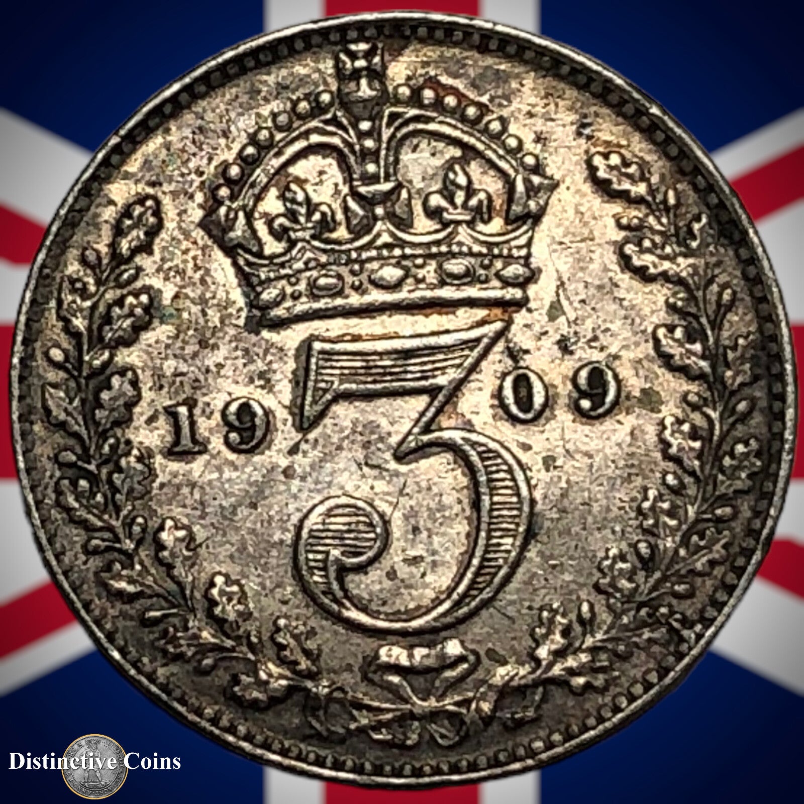 Great Britain 1909 Three Pence GB2130