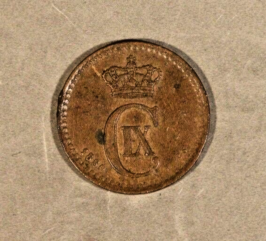 1880 CS Denmark Ore Nice Details     