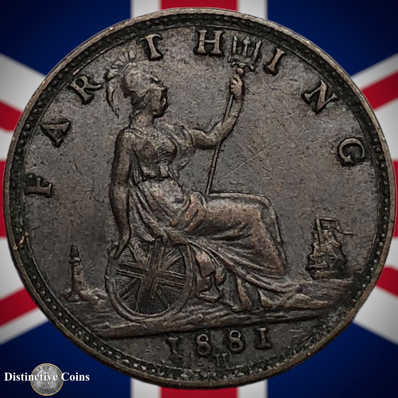 Great Britain 1881 H Farthing 1/4d GB3925