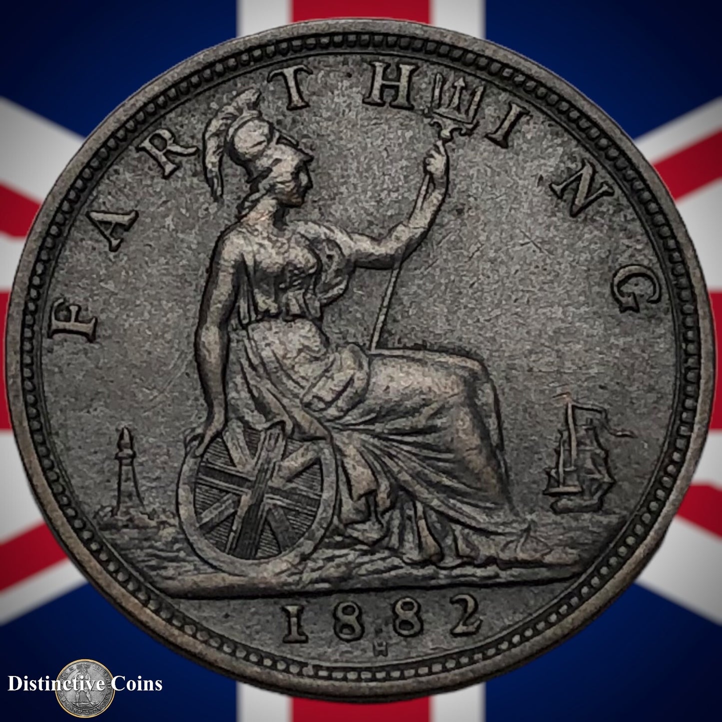 Great Britain 1882 H Farthing 1/4d GB4035