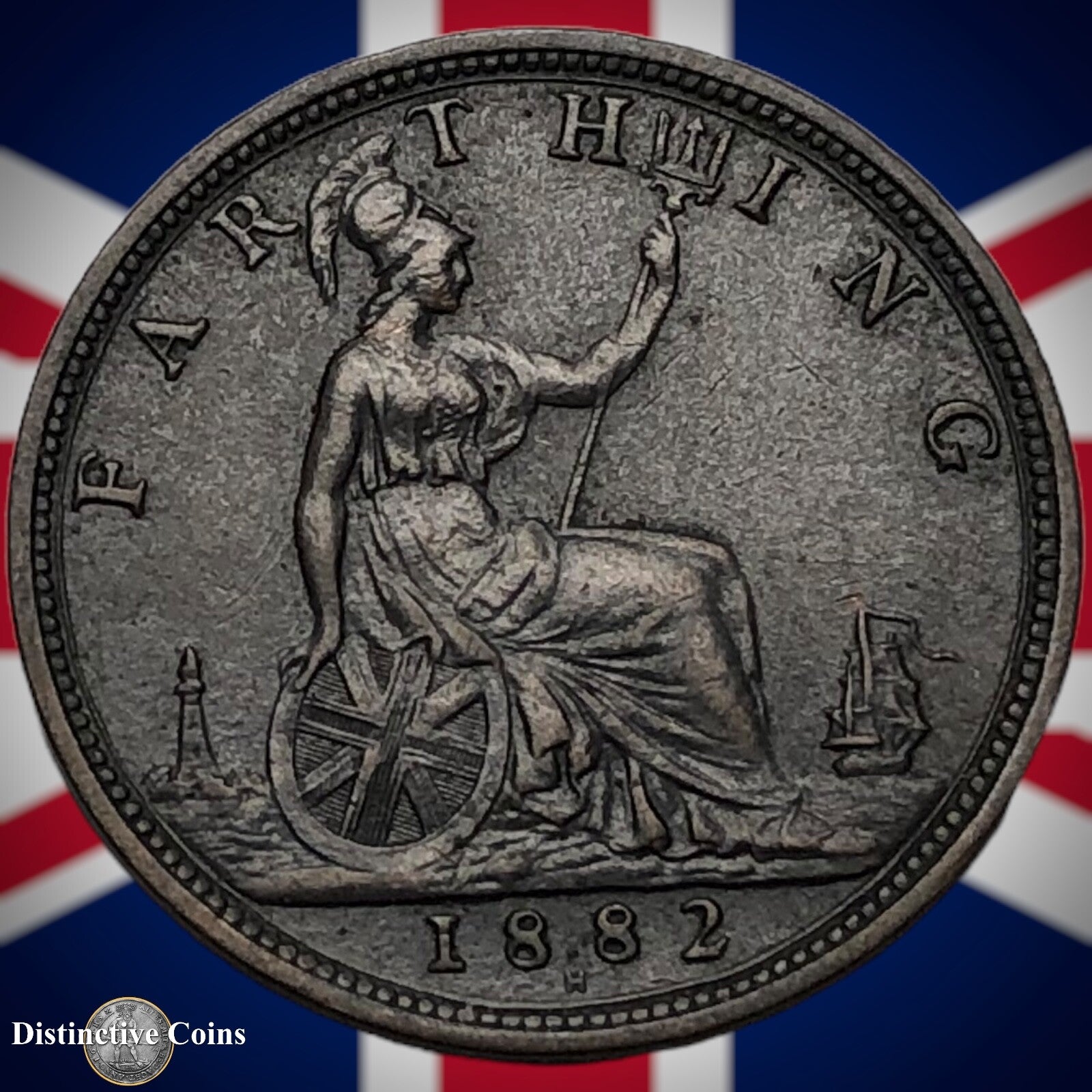 Great Britain 1882 H Farthing 1/4d GB4035