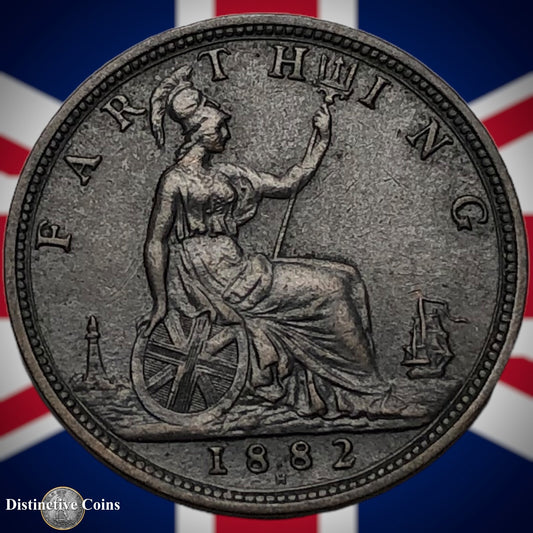 Great Britain 1882 H Farthing 1/4d GB4035
