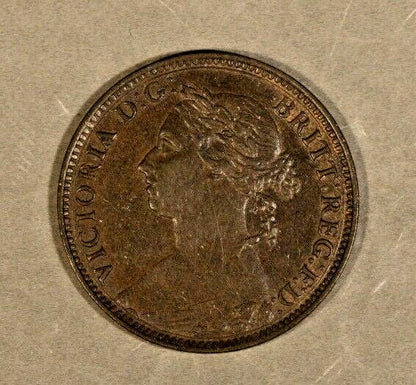 1886 Great Britain 1 Farthing               