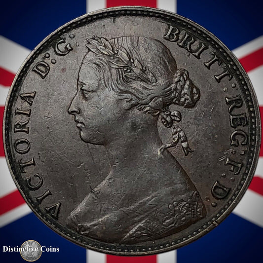 Great Britain 1875 Half Penny 1/2d GB5517