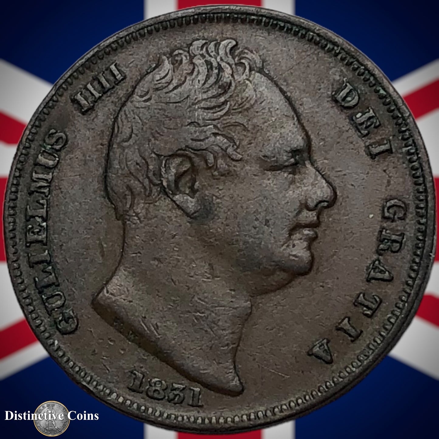Great Britain 1831 Farthing 1/4d GB3353