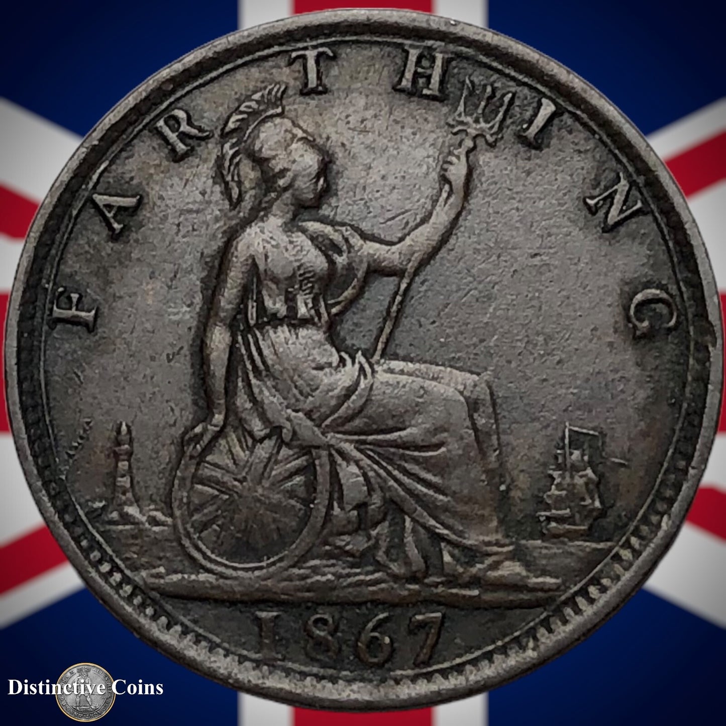 Great Britain 1867 Farthing 1/4d GB3609