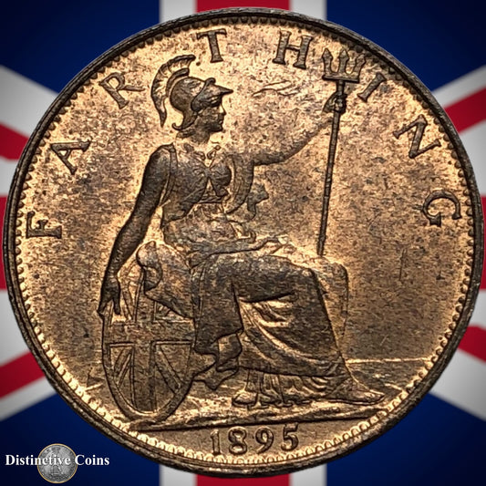 Great Britain 1895 Farthing 1/4d GB4416