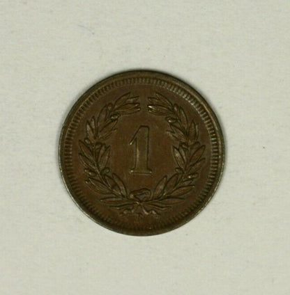 Switzerland  Rappen 1905  Toned UNC   A941