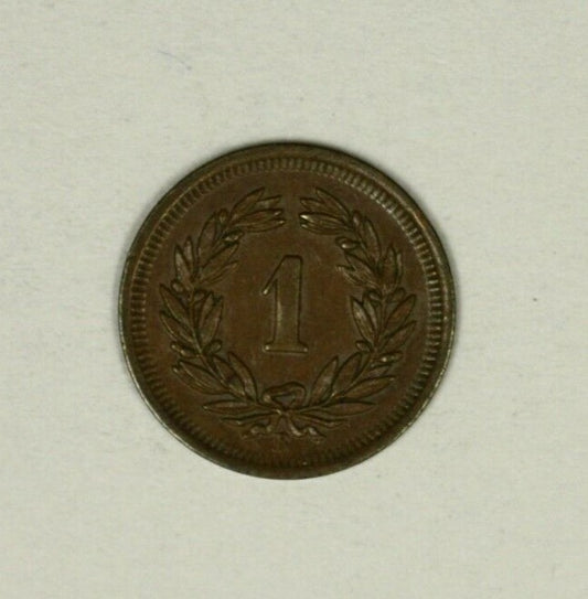 Switzerland  Rappen 1905  Toned UNC   A941