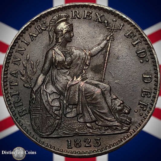 Great Britain 1823 Farthing 1/4d GB3276