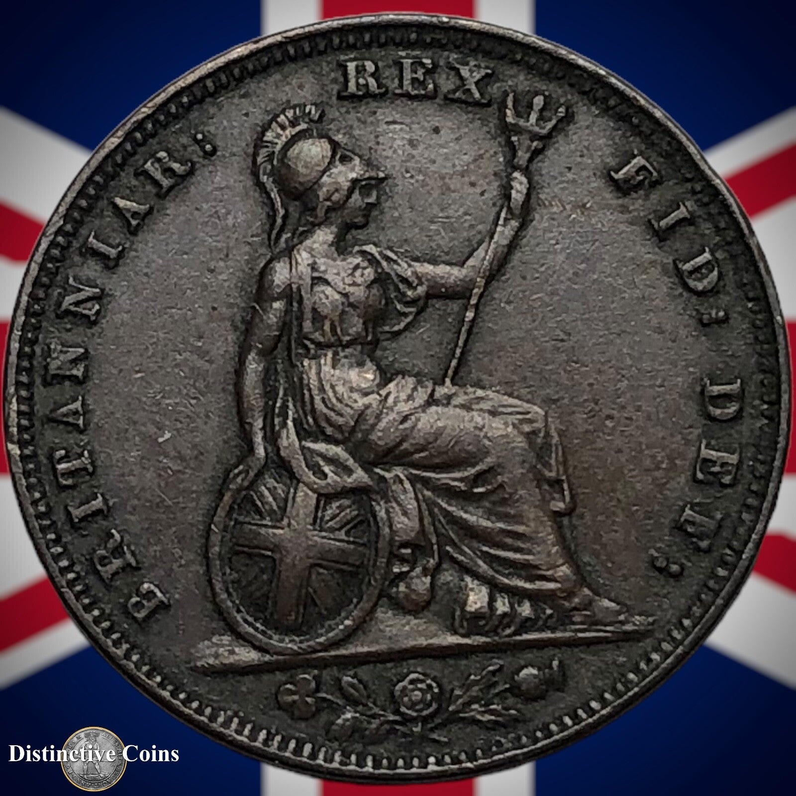 Great Britain 1829 Farthing 1/4d GB3344