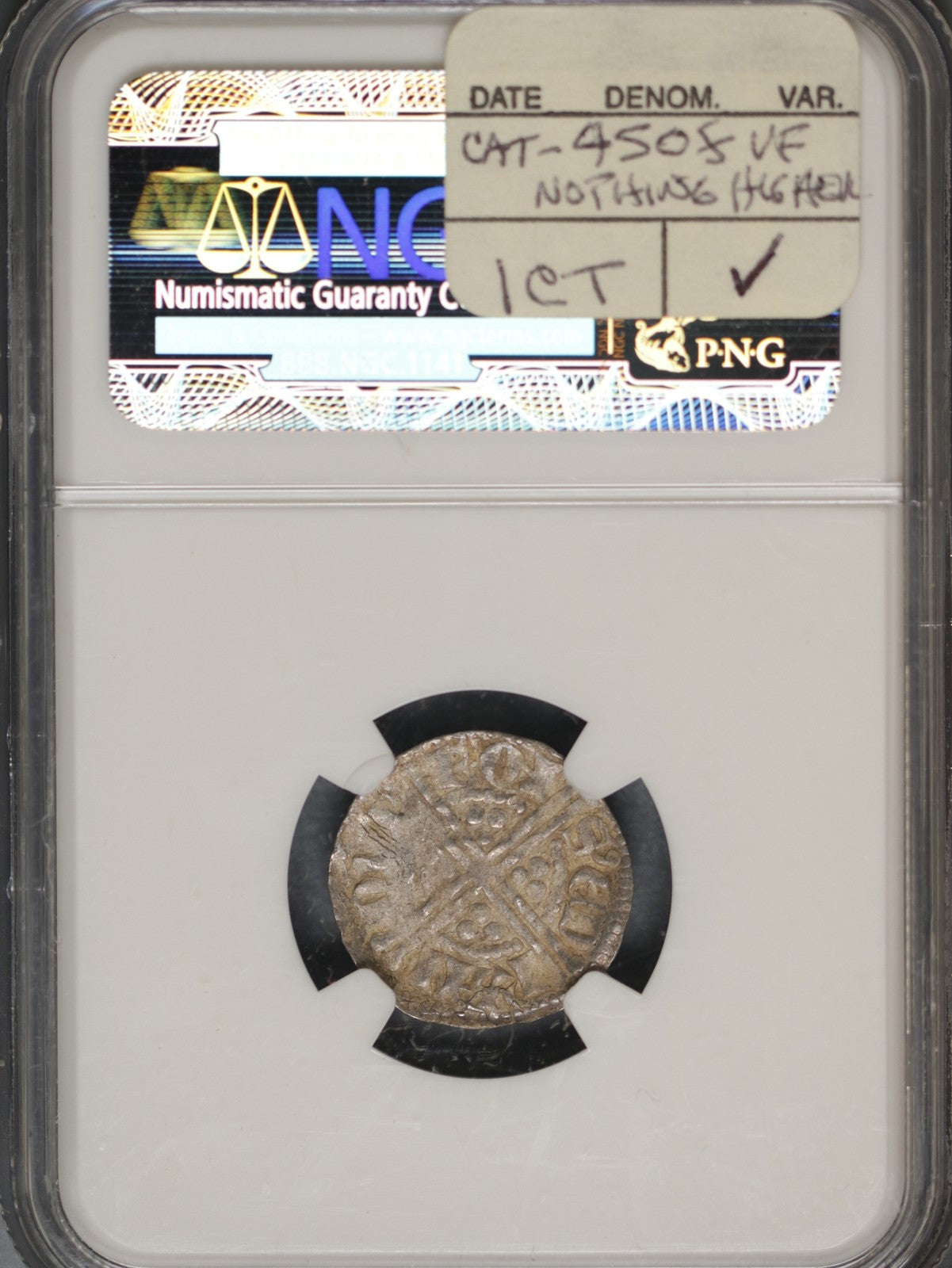 Great Britain 1247-72 Penny S-1368 NGC VF35 HENRY III BURY ST. EDMUNDS