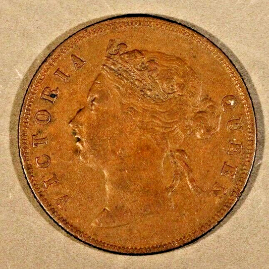 1895 Straits Settlements Cent Nice !    