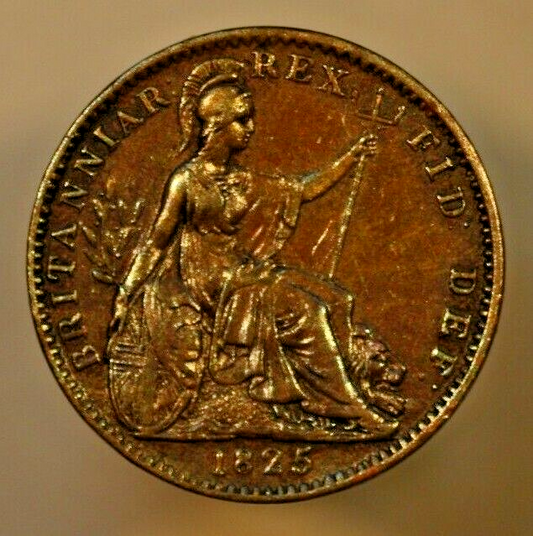 Great Britain 1825  Farthing   A053