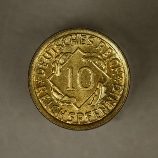 Germany 1929 G 10 Reichs  Pfennig 