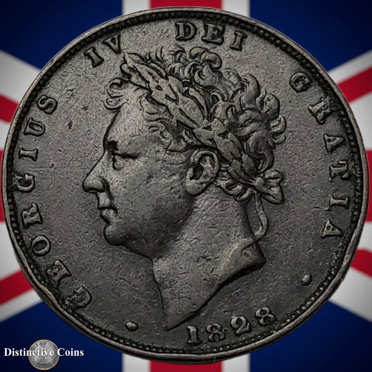 Great Britain 1828 Farthing 1/4d GB3333