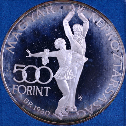 Hungary 1980 Winter Olympic Games 500 Forint A3493