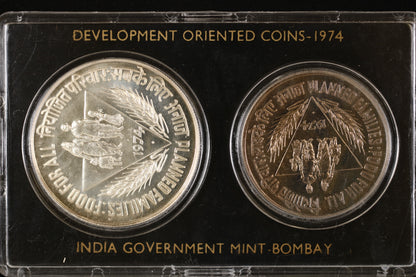 India 1974 Development Oriented Coin Set A3509