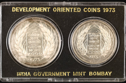 India 1973 Development Oriented Coin Set A3510