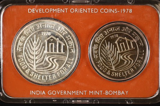 India 1978 Development Oriented Coin Set A3511